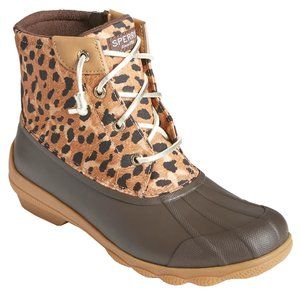 Women's Sperry Syren Gulf Duck Boot in Cheetah Print
